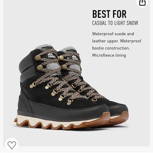 NWT SOREL Kinetic Conquest Boots Size 5